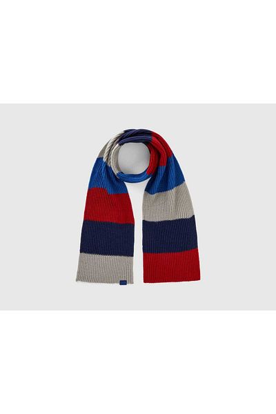 United Colors of Benetton Colorful Striped Scarf
