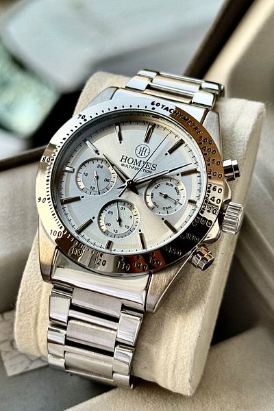 Homies Men's Wrist Watch Stainless Steel Cord All Indicators Active Original Gift Box and Bracelet