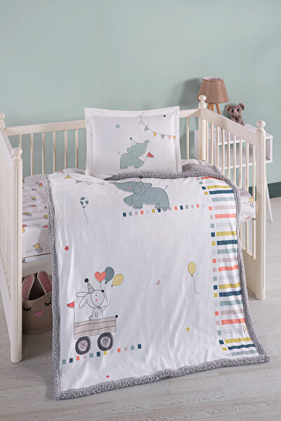 Kanz Polar Baby Blanket Set - Elephant