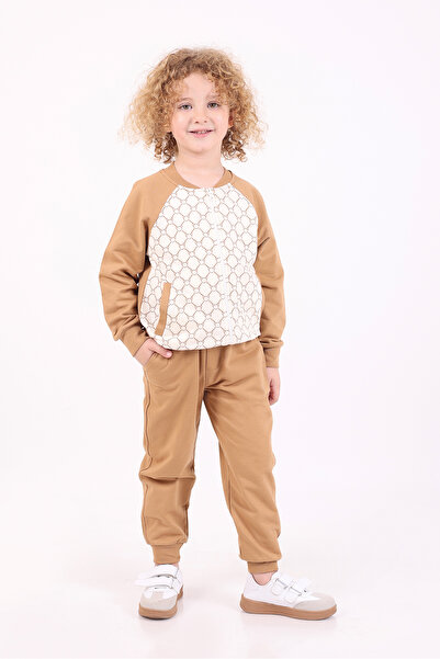 Mixima 3-4-5-6 Yaş Erkek Çocuk Fermuarlı Mevsimlik Iki Iplik Alt Üst Ikili Eş...