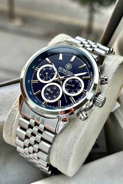 Homies Men's Wrist Watch Stainless Steel Jubile Cord with Original Gift Box and Bracelet Gift.
