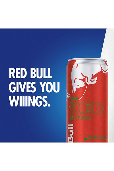 Red Bull Energy Drink, Watermelon 12pcs x 250ml