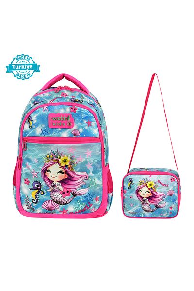 WMİLANO Waddell Primary School Boys Backpack and Lunch Bag, School Backpack