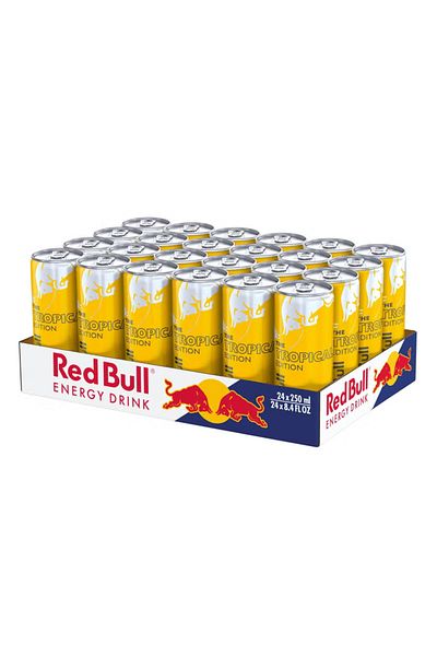 Red Bull Energy Drink, Tropical Yellow 24pcs x 250ml