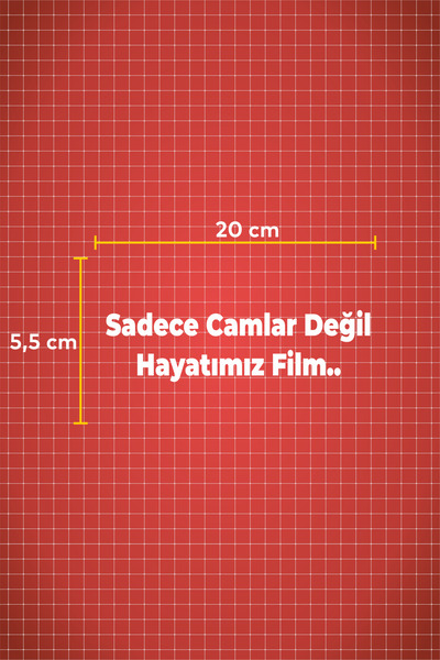 Quart Aksesuar 20 x 5,5 cm Nu doar ochelari Viața noastră Film Auto Sticker Parbriz Accesoriu motor auto