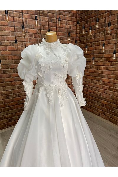 RENGARENG Hijab Wedding Dress Bride Dress