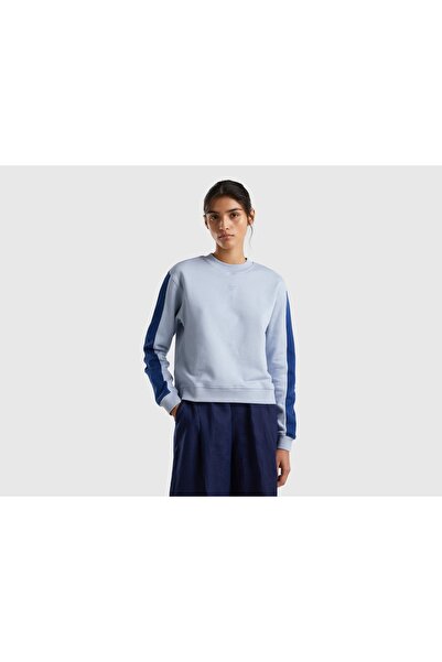 United Colors of Benetton Women's Sweatshirt with Side Stripes