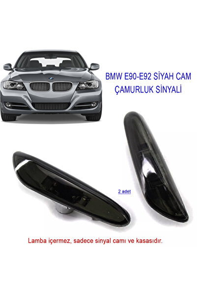 GCP German Car Parts BMW E90 Yan Sinyal - E90 Çamurluk Sinyal SİYAH 316i 320i...
