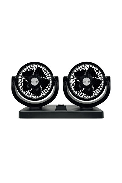 Wasat ELArab مروحة سيارة صغيرة بتصميم مزدوج لترطيب الهواء أثناء القيادة داخل السيارة