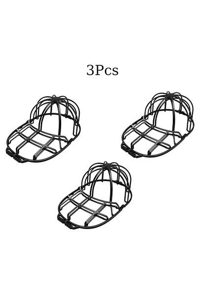 Choice 3Pcs-Black Hat washer, household products, laundry accessories, anti deformation hat protection fram