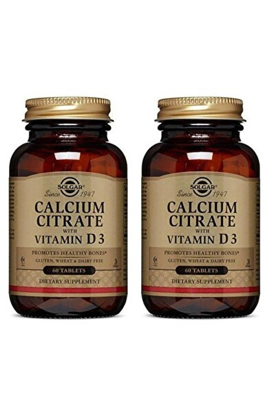 Solgar Calcium Citrate with Vitamin D3 250 mg 60 Tablet 2 Adet