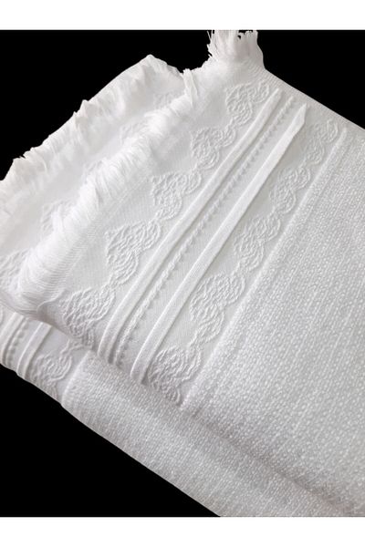 Özdilek Betty Bath Towel Set of 2 - White