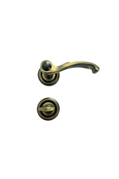 Hızır مقبض باب WC عتيق من النحاس بنسبة 100% من Gizem، فاخر، مقاوم للصدأ، أنيق...