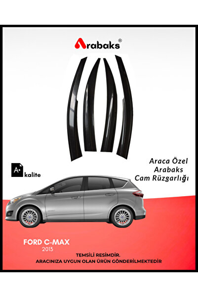 Arabaks Ford C-Max 2013 Cam Rüzgarlığı 4’lü Takım (MUGEN TİP, DAYANIKLI MALZE...