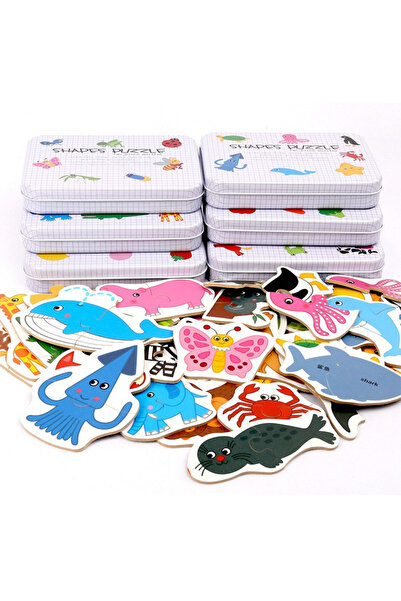 Picodino 2-piece puzzle set – puzzle figurines in a box, jungle animals