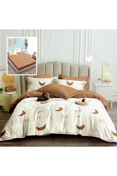 TextiLici LENJERIE FINET 6 PIESE CU HUSĂ - 160x200 ȘI 180x200 (HF6P282)