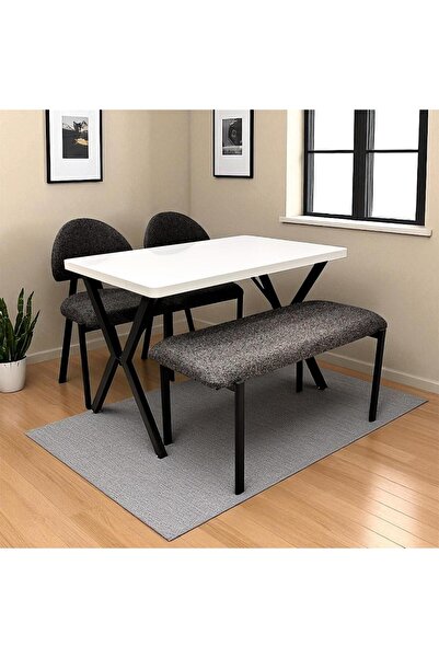 ROYALİSA TABLE CHAİR ROYALİSA ADES BENCH 2 SANDALYE MUTFAK SETİ