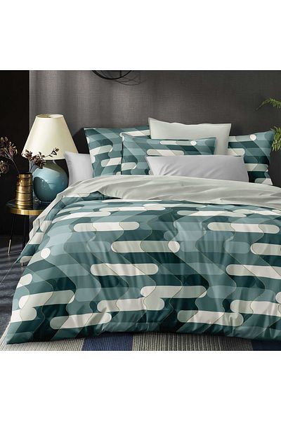 TextiLici 4-piece bed linen, bed sheet 230x 250, 2 pillowcases 50 x 70 - ECN20