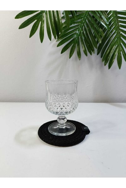 VeronicA Black Polyester Coaster
