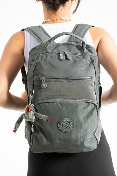 H&D COLLECTİON Unisex Αδιάβροχο τσαλακωμένο ύφασμα πολλαπλών διαμερισμάτων μεσαίου μεγέθους Laptop School και σακίδιο πλάτης