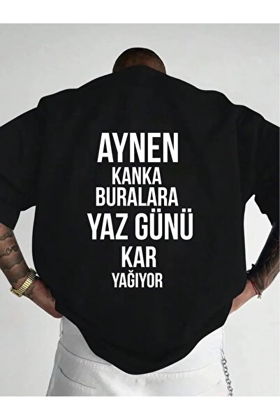 qubo sportswear & company qubo Unisex Oversize εμπριμέ βαμβακερό λαιμόκοψη κο...