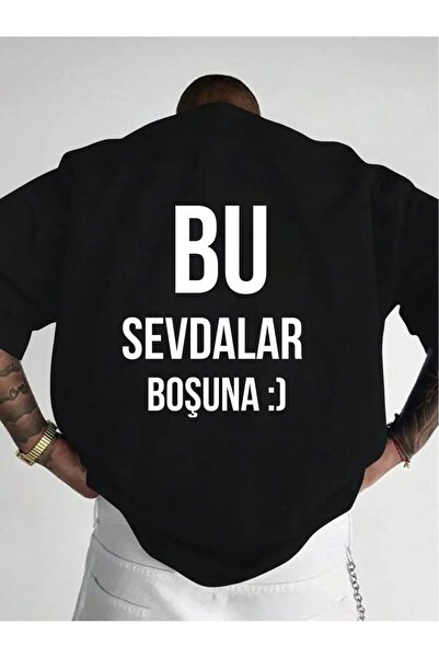 qubo sportswear & company qubo Unisex Oversize εμπριμέ βαμβακερό λαιμόκοψη κο...