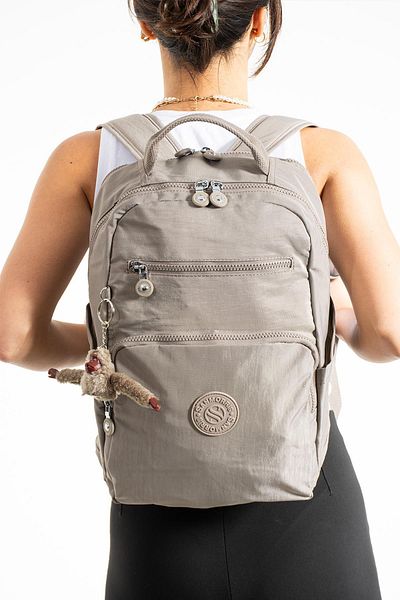 H&D COLLECTİON Unisex Αδιάβροχο τσαλακωμένο ύφασμα πολλαπλών διαμερισμάτων μεσαίου μεγέθους Laptop School και σακίδιο πλάτης