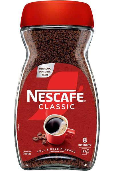 Nescafe قهوة كلاسيك سريع التحضير من نسكافيه، 190 جم