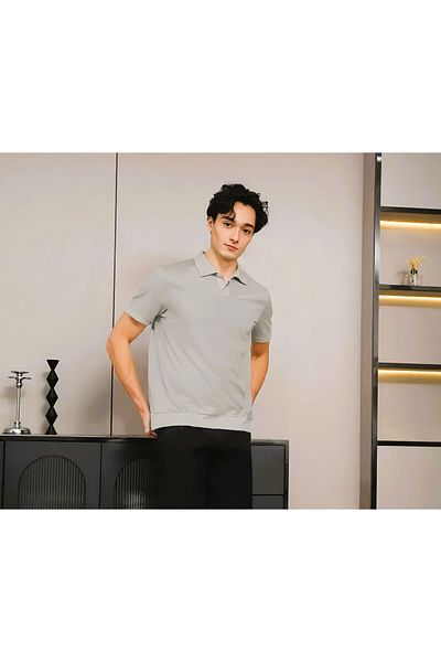 ALANAQA Comfortable and unisex fashion polo shirt