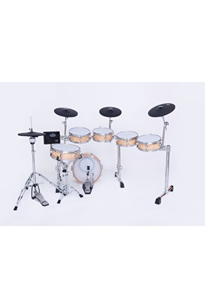 Neiro NEW NDDS-720 MAT AHŞAP SB DİJİTAL BATERİ SETİ +TABURE+KULAKLIK+TRAMPET ...