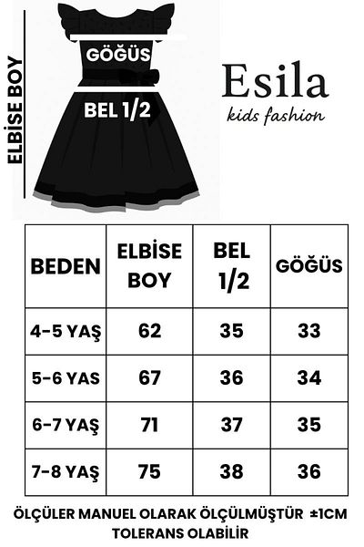 ESİLA KİDS Rochie pentru fete Rochie neagră Rochie de seară brodata cu paiete din tul Rochie de zi de naștere confortabilă și elegantă 4-8 ani