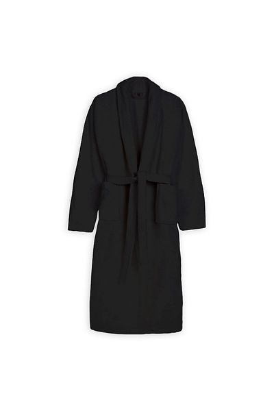 TextiLici Halat de baie Velour 100% bumbac - XXL (Negru)
