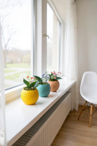 ardesta Set de vaze din pulbere de piatră realizată manual |   Vază decorativ...