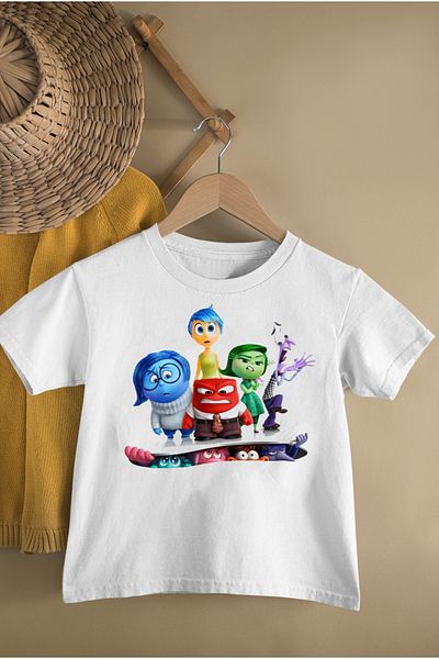 MAGORS Tricou de bază cu decolteu cu imprimeu inversat alb-negru