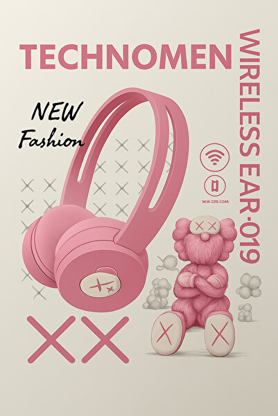 TECHNOMEN En İyi Bluetooth Çocuk Kulaklığı – 400 mAh, Net Ses, Uzun Pil Ömrüy...