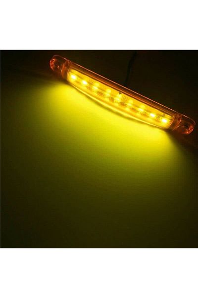 BGRJ Automotive Set of 4 yellow side marker lights, 9SMD, 12-24V