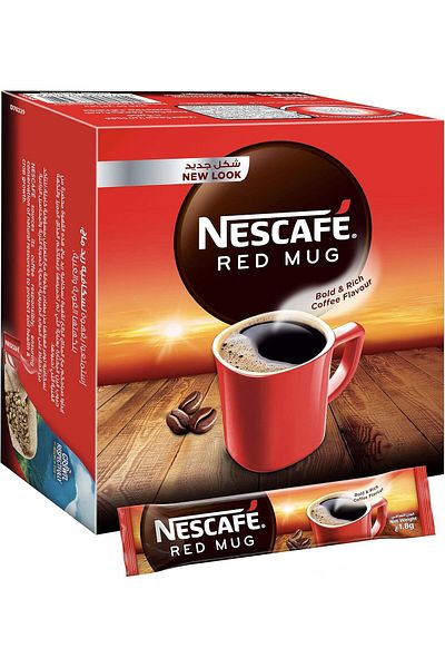 Nescafe Nescafe Stick Red Mug Coffee 1.8g - (50 Packets)