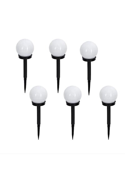 DDE Hungary Set 6 Lămpi Solare GlouGoods pentru Grădină, Tip Glob, IP 44, Alb Rece, Buton Pornit/Oprit, 32x9cm