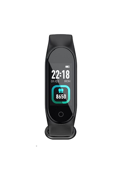 REDz Accessories Smart Bracelet for Sports Monitoring, Hoco GA08, Phone Notifications, Black