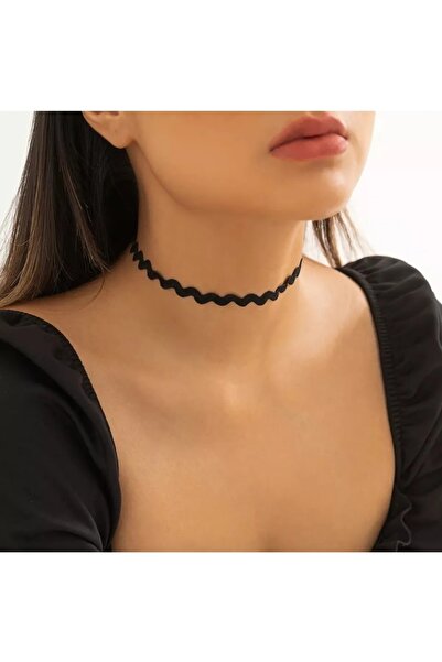 TakıConcept Zigzag Vintage Choker Kadın Kolye