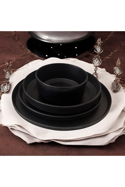 BARITCIOGLU Tabak takımı Modern Yeni Model Kırılmaya dayanıklı Porelin Çorba ...