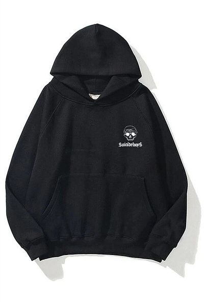 Boi Unisex $uicideboy$ Μαύρο φούτερ με κουκούλα