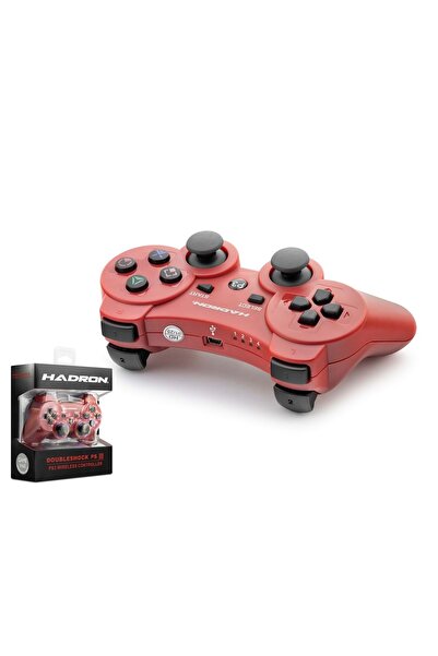 HADRON HD325K Bluetooth GamePad Oyun Kolu PS3 Uyumlu DoubleShock III Kırmızı
