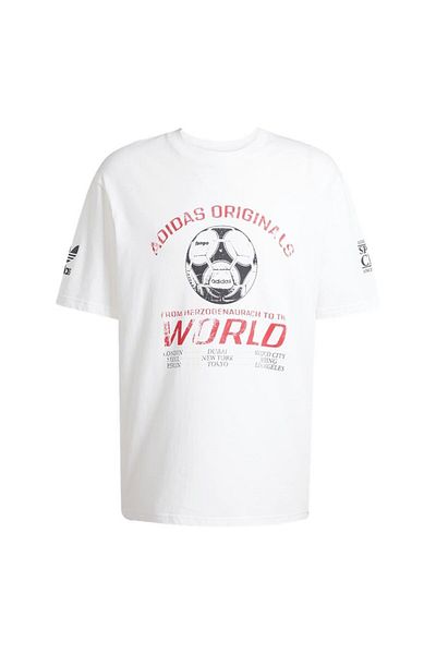 adidas White Men's T-Shirt 90S Ftbl Tee Jx3065