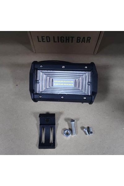 BGRJ Automotive 72W rectangular LED projector, Off Road, machinery, tractor, ATV, model C2CR