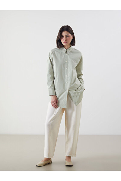 LC Waikiki Νέα σεζόν γυναικείο παντελόνι με ελαστική μέση - S5MS42Z8