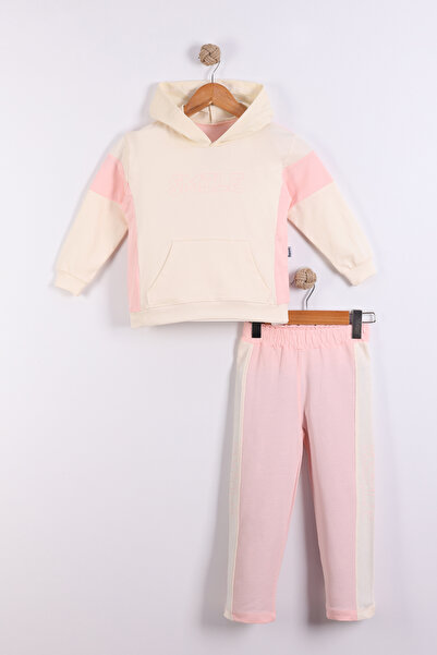 Mixima 3-4-5-6 Yaş Kız Çocuk Iki Ip Mevsimlik Alt Üst Ikili Eşofman Takım(TAM...