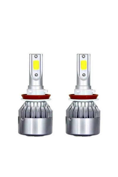 BGRJ Automotive H11 C6 LED bulbs, 6500k, 3800 lumens