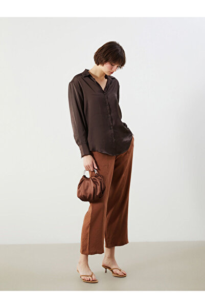 LC Waikiki Özmarka Нова колекция Дамски панталони с еластична талия от модал