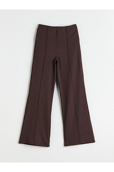 LC Waikiki Elastic Waist Textured Women's Trousers